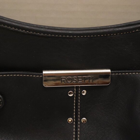 Rosetti Women's Tierney Tote Handbag Black Leather - Picture 2 of 5